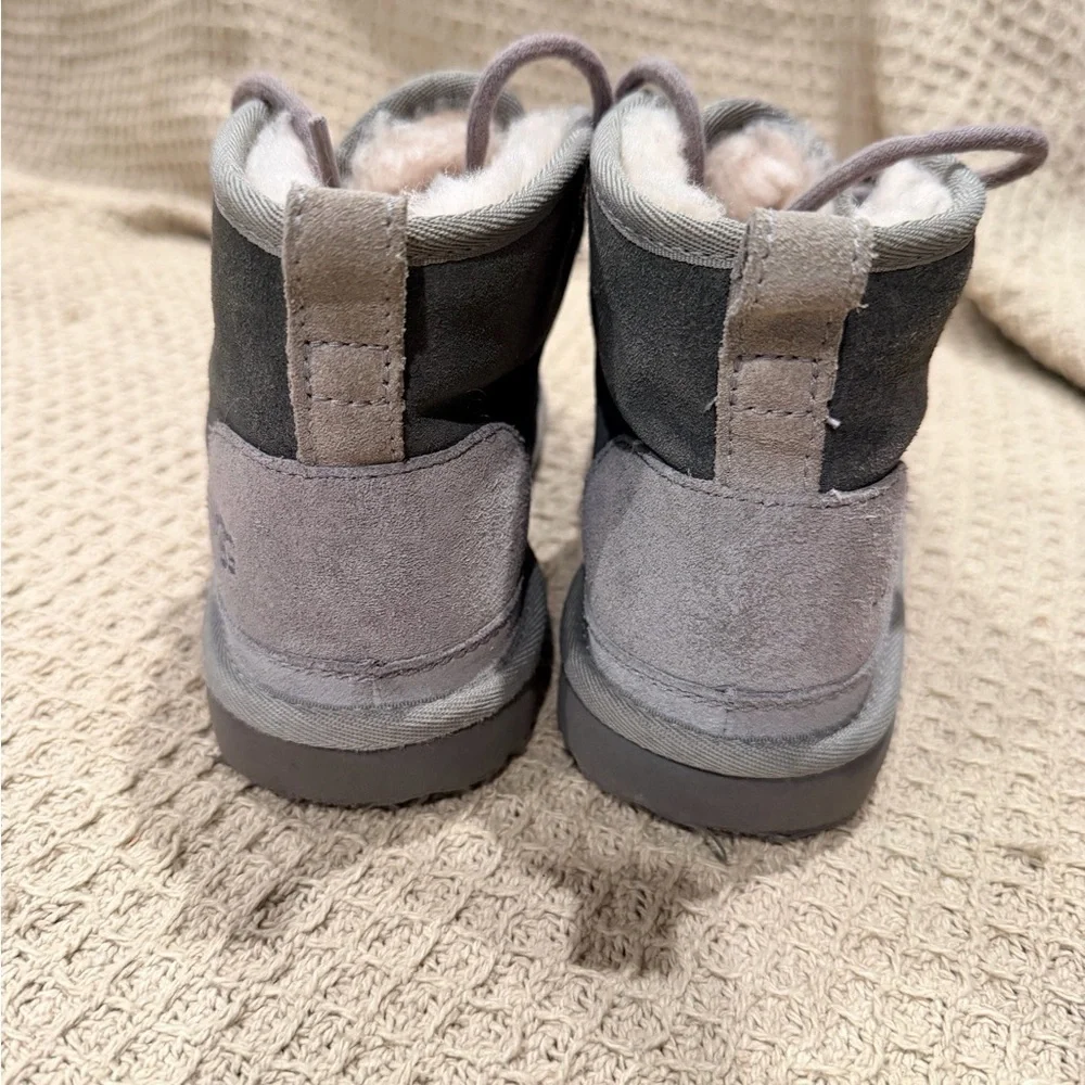 UGG Kids Charcoal Gray Boots